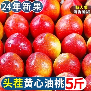 黄心油桃5斤大桃子水果新鲜当季整箱包邮应季水密桃孕妇蜜脆桃10