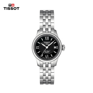 Tissot天梭力洛克系列自动机械手表钢带女表小表盘T41.1.183.53