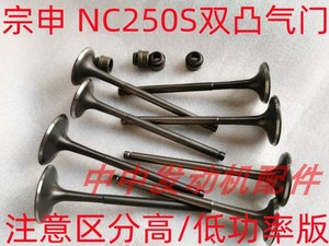 华洋K6R高低功率 NC250S NT250双凸轮款 气门 进排气门D 油封