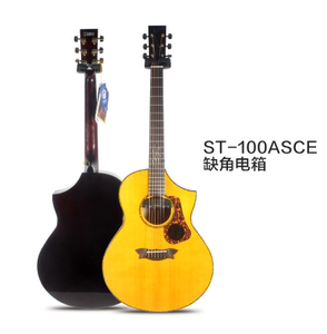 鑫鑫乐器 Gospel 圣马可ST100ASCE/ST500 缺角电箱手工全单吉他