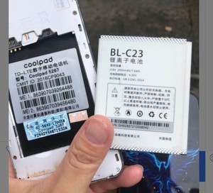酷派nCooIpad 5267手机电池 BL-C23通用电板2000毫安