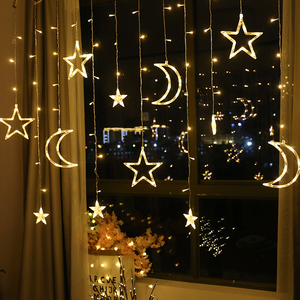 led灯带户外防水月亮星星装饰灯条房间卧室灯带装饰浪漫氛围布置