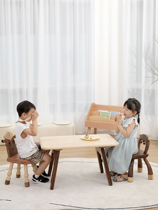 实木儿童小桌子宝宝学习写字桌家用书桌游戏玩具桌幼儿园桌椅套椅