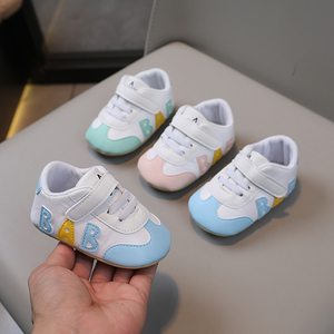 婴儿鞋子秋季0-6一12个月软底学步凉鞋男宝1岁宝宝鞋春天步前鞋女