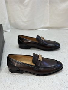 法国直邮D&G/杜嘉班纳男鞋英伦真皮透气时尚高端皮底商务休闲皮鞋