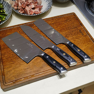 家用厨房刀具套装德国进口1.4116钢材切菜刀切片刀三德刀小厨刀