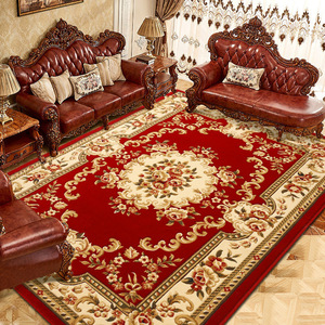 万腾 欧式客厅地毯沙发茶几毯家用大卧室美式加厚纯手工立体雕花