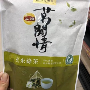 台湾代购立顿茗茶情立頓茗闲情玄米绿茶36包入立体茶包包邮
