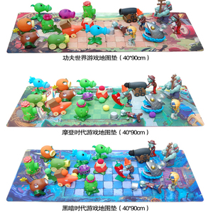 正版植物大战僵尸玩具2游戏垫子鼠标垫作战地图儿童玩具90*40CM大