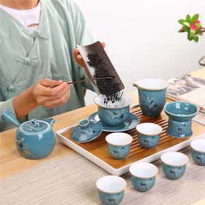 高档菲艺雅   闽缘德化茶具套装家用功夫茶具陶瓷泡茶壶茶杯茶海