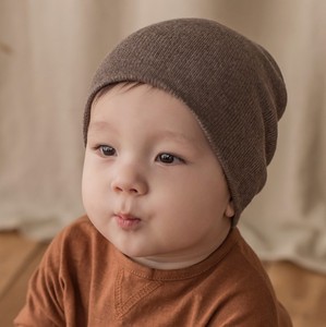 韩国进口KIDS CLARA婴儿童包头帽子春秋季男女宝宝棉线套头保暖帽