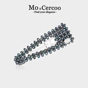 Mo＆Cercoo水晶幻境系列水钻bb夹满钻碎发发夹边夹刘海夹气质头饰