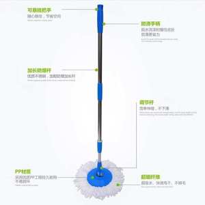 酷单独旋转拖把加粗不要桶自动旋转吸水单桶家用甩干免手洗筒拖布