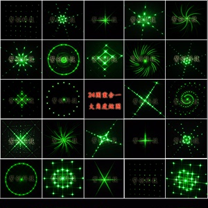红外激光灯衍射光栅片多图案光学DOE透射全息复杂结构干涉手工板