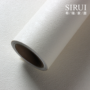 环保加厚纯白色仿硅藻泥自粘墙纸 温馨背景墙卧室防水贴纸遮盖