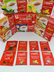 无糖多口味拼盒可冷泡CORSON毛里求斯特产红茶25包袋泡茶做奶茶