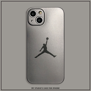 适用NBA篮球iPhone14ProMax潮牌AJ飞人乔丹苹果15Pro手机壳14Pro全包硅胶电镀15ProMax保护套软13/12男女11