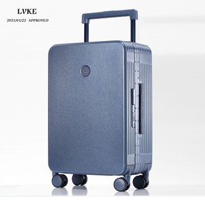 LVKE外交官宽拉杆行李箱20寸男铝框德国登机箱30寸静音旅行箱皮箱