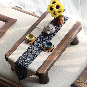 茶座桌椅套装小茶几榻榻米日式矮桌飘窗高级艺术感阳台炕几家用台