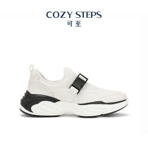 COZY STEPS可至扣带运动鞋拼接透气休闲鞋轻盈舒适运动小白鞋女款