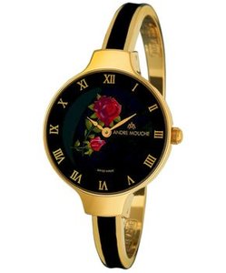 原装安蒂麦琪Andre Mouche 424-04101石英腕表金色不锈钢女士手表