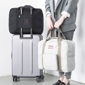 行李袋大容量女旅行包短途包手提袋待产包收纳袋子轻便帆布搬家袋