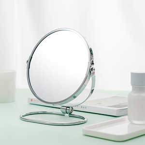 miniso名创优品高质圆形双面两用化妆美容镜家用宿舍学生台面镜子