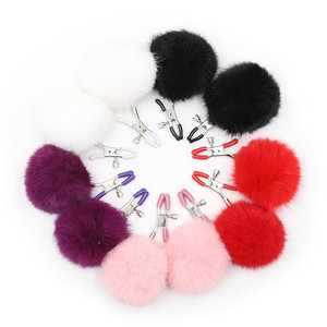 Sex products colorful round red feathers cotton fibrus coupl