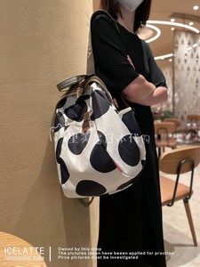 日本代购GP旅游双肩包女2024春季新款时尚帆布书包短途旅行背包