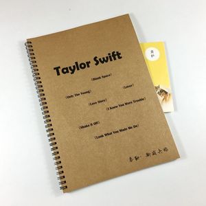 Taylor Swift泰勒斯威夫特歌词本钢笔临摹学生周边生日礼物练字帖