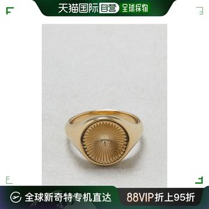 香港直邮潮奢 Miansai 女士 Solar 18kt 金朱红色戒指