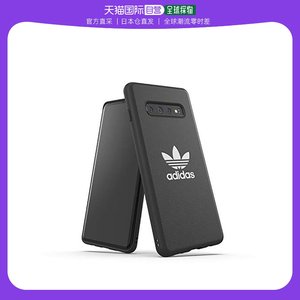 【日本直邮】Adidas阿迪达斯手机保护套Galaxy S10 Plus手机壳黑