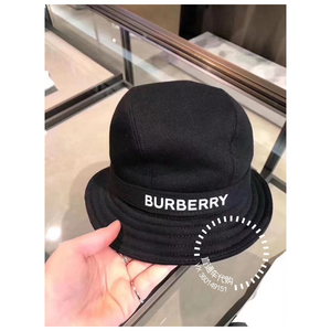 【现货】欧洲正品 Burberry/巴宝莉 19春夏新款 黑色渔夫帽