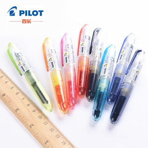 日本PILOT百乐元气小钢笔 SPN-20F彩色透明迷你可爱钢笔墨囊钢笔