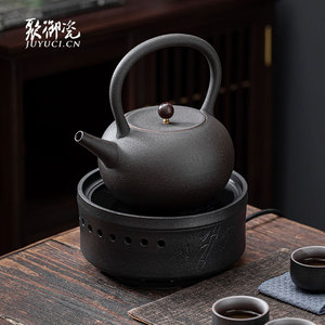 功夫茶电热水壶全自动电陶炉烧水壶煮茶器套装原矿陶泥黑茶煮茶壶