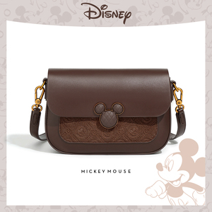 Disney/迪士尼米奇联名时尚款小众轻奢小方包高级感斜跨女款包包