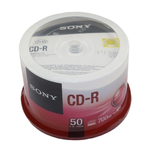 索尼原装行货 SONY 4.7G 空白CD-R光盘 刻录光盘 DVDR碟片50片装