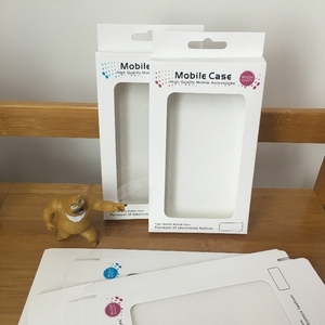 开窗纸盒 白卡彩色印刷华为苹果三星oppo通用手机壳包装盒现货
