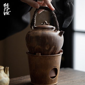 梵汝日式复古温茶炉小火炉酒精炉煮茶底座保温暖茶器烘茶炉温茶器