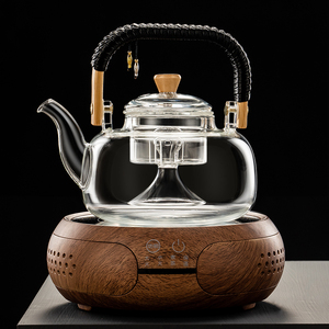 煮茶器全自动家用蒸汽玻璃煮茶壶泡茶烧水壶普洱电陶炉保温蒸茶壶