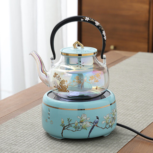 陶瓷炉煮茶器电陶炉2024新款茶炉玻璃煮茶壶花茶养生壶烧水壶小型