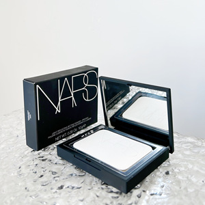 新款~NARS/娜斯银壳蜜粉饼16g大白饼10g控油持妆遮瑕持久定妆