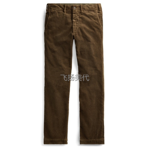 现货 RRL Corduroy Pant 男士 修身 灯芯绒 背带扣 休闲长裤