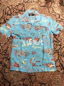 RRL Print Camp Shirt 夏季 露营 夏威夷 短袖 衬衫