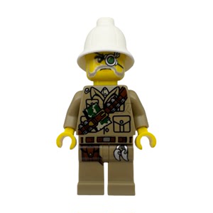 LEGO 乐高怪物战士系列人仔 mof004 昆顿·斯蒂尔少校 9466