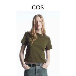 COS女装 标准版型圆领短袖T恤2024年春季新品0960679096