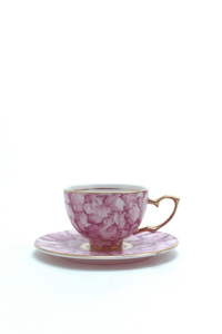 青木良太 日本陶艺家手作大理石纹咖啡杯 红宝石日本进口红茶杯