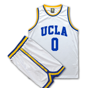 郎佐鲍尔威斯布鲁克球衣篮球队服篮球衣训练服UCLA篮球服套装定制