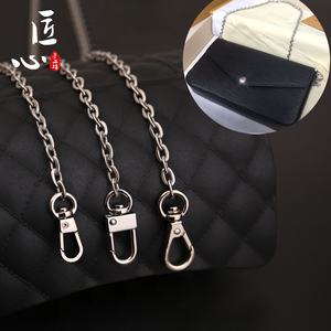 适用于iV女包小包包三合一包带子钛钢不褪色背带包袋链条配件银色