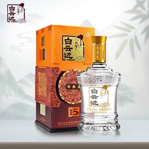 白云边15年陈酿42度十五年500mL/瓶浓酱兼香型白酒节日送礼宴席